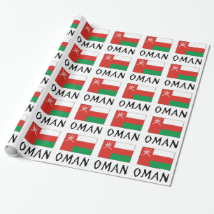 Oman Omani Flag All Occasion Gift Wrapping Paper