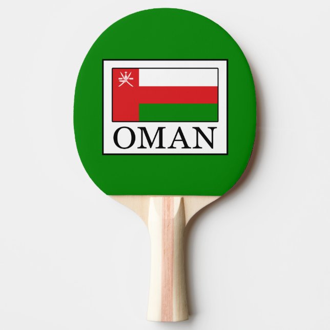 Oman Ping Pong Paddle (Front)