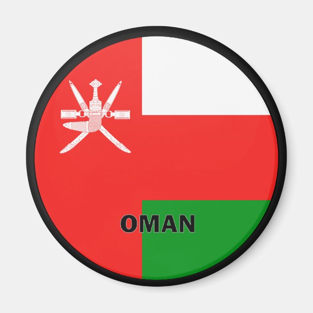 Oman Roundel quality Flag Magnet (Front)