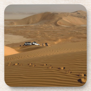 Oman, Rub Al Khali desert, driving on the dunes Coaster