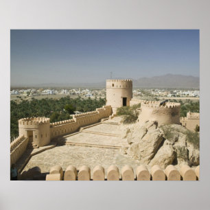 Oman, The Batinah Plain, Nakhal. Nakhal Fort, at Poster