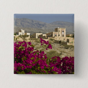 Oman, Western Hajar Mountains, Al Hamra. Town 15 Cm Square Badge