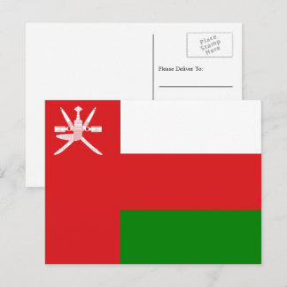 Omani Flag, Flag of Oman Postcard