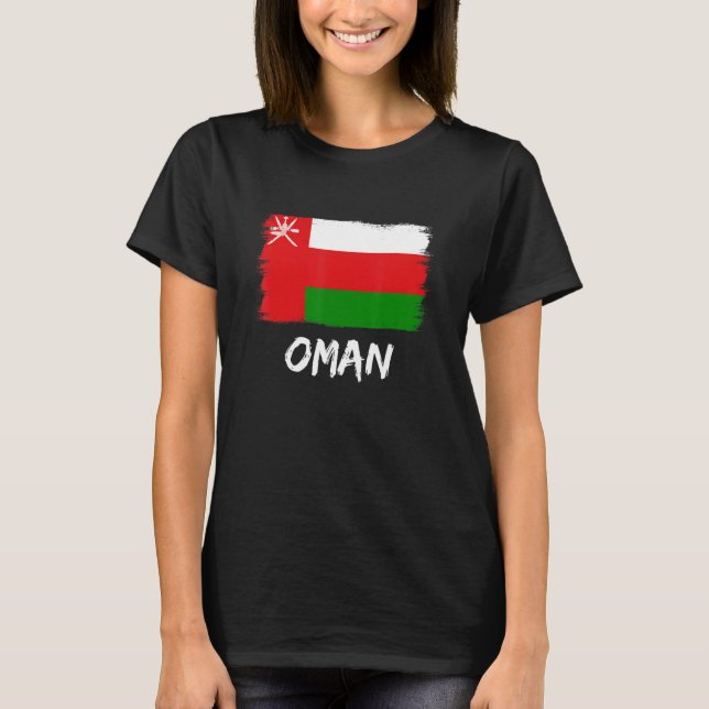 Omani Flag Oman T-Shirt (Front)