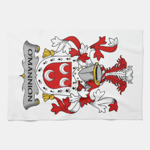 O'Mannion Family Crest Tea Towel