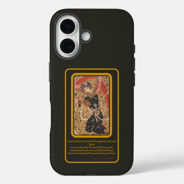 Omar Khayyam Rubaiyat iPhone Case - Art (Back)