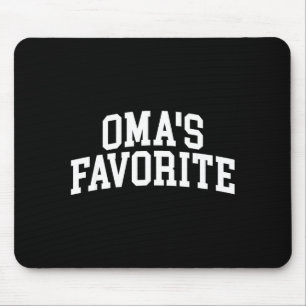 Oma's Favorite Grandkids Mouse Pad