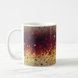 Ombre Autumn Leaf Colours Coffee Mug