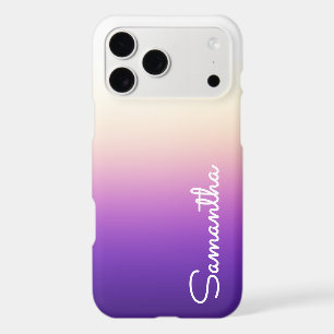 Ombre Blue Girly Personalized Name