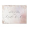 Ombre Blush Pink Frosted Bride to Be Recipe Card