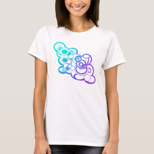 Ombre Cloud Design T-Shirt