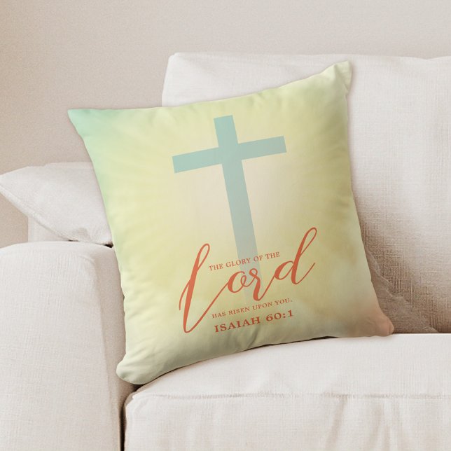 Ombre Cross Scripture Cushion (Creator Uploaded)