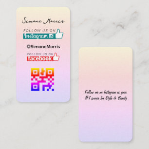 OMBRE Design Business Card