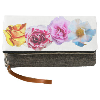 Ombre Flower Clutch