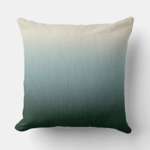 Ombre Forest Green Cream Cushion