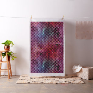 Ombre Glitter Mermaid Scales Fabric