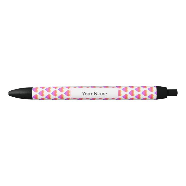Ombre Heart Pattern Pen (Front)