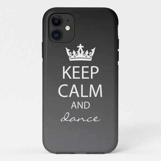 Ombre Keep Calm iPhone 5 Case-Mate Case (black) (Back)