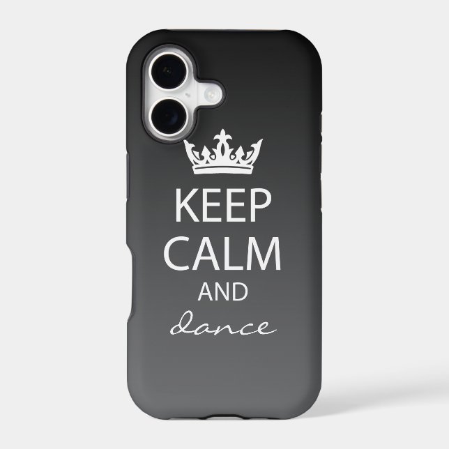 Ombre Keep Calm iPhone 5 Case-Mate Case (black) (Back)