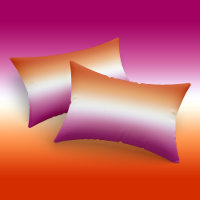 Ombre Lesbian Pride Flag Orange Pink Gradient