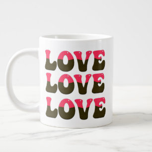 Ombre Love Large Coffee Mug
