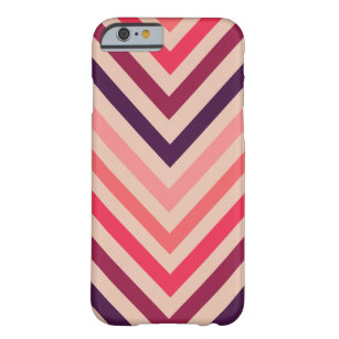 Ombre Magenta Chevron Stripes iPhone 6 case