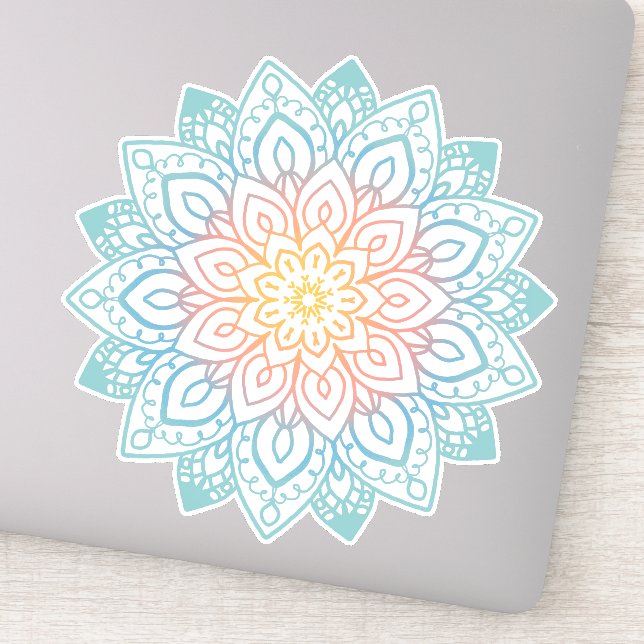 Ombré mandala (Detail)