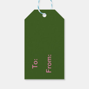 Ombré Merry Christmas Gift Tag