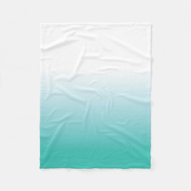 OMBRE MINT FLEECE BLANKET (Front)