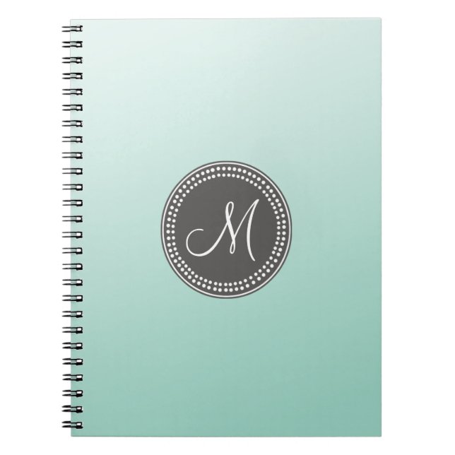 Ombre Mint Green Notebook (Front)