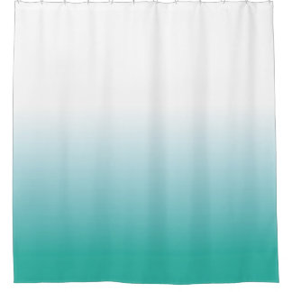 OMBRE MINT SHOWER CURTAIN