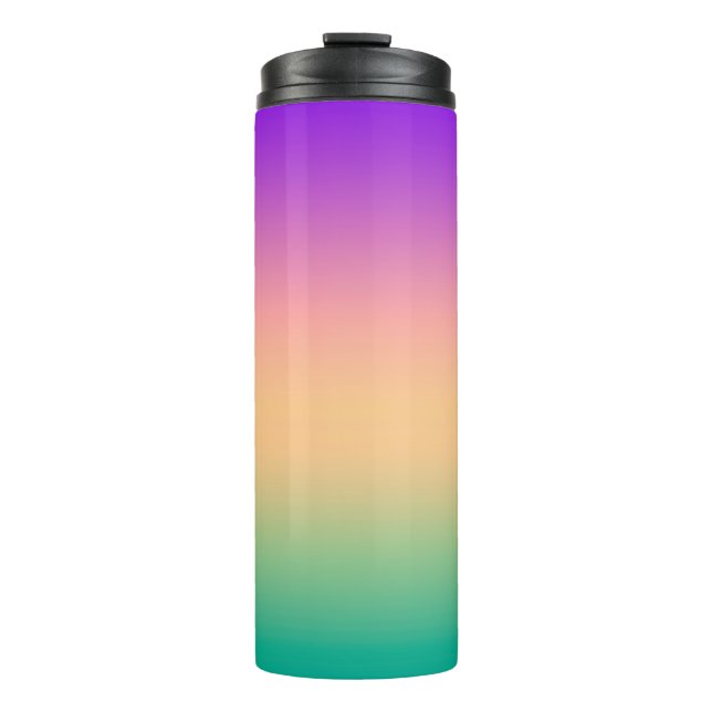 Ombre , multicolored thermal tumbler (Front)