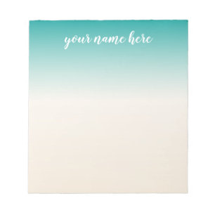 Ombre Notepad Personalised