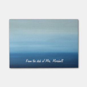 Ombre Ocean Personalised Post-it Notes