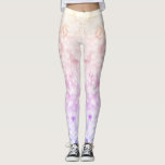 Ombre Pastel Leggings<br><div class="desc">Yoga pants printed with ombre pastel yellow,  pink and purple colors.</div>