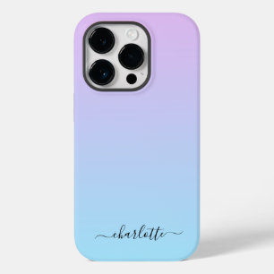Ombré Pink and Turquoise Gradient Case-Mate iPhone 14 Pro Case