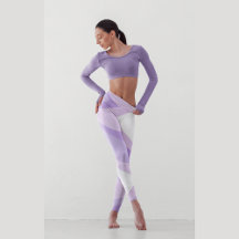 Ombre Purple Curve | Yoga Leggings