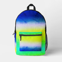 Ombre purple yellow green spring summer colours ri