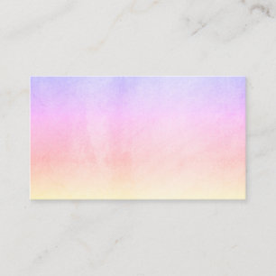 Ombré Rainbow Colors  Business Card