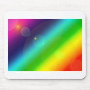 ombre rainbow mouse pad