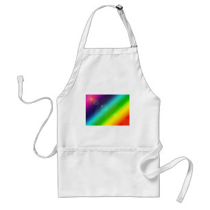 ombre rainbow standard apron