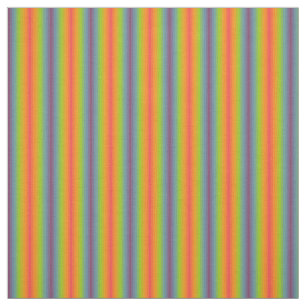 Ombre Rainbow Striped Fabric