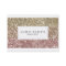 Ombre Rose Pink Gold Glitter Girly Business Cards