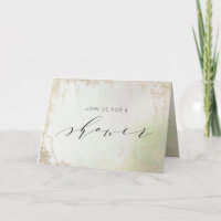 Ombre Spring Green Gold Couple's Wedding Shower