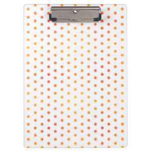 Ombre Sunburst Dot Clipboard - S