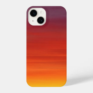 Ombre Sunset Abstract Art Phone Case iPhone 14