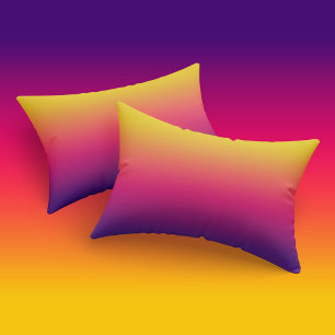 Ombre Sunset Yellow Pink Purple Gradient Pillowcase