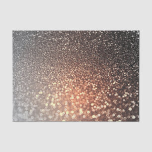 Ombre terracotta copper sparkle shiny glitter tissue paper