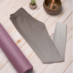 Ombre Trend Colour Coffee Brown - Pastel Leggings