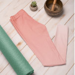 Ombre Trend Colour Coral Sunset - Pastel Leggings<br><div class="desc">Stylish coral sunset ombre leggings from our Autumn & Winter 2023/24 trend colours collection offer timeless charm. These colourful pink, coral, blush ombre leggings feature a gradient that transitions from a deeper, more intense hue at the waist to a softer, pastel shade towards the legs. These coral leggings are a...</div>